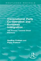 Book cover of Transnational Party Co-operation and European Integration by Geoffrey Pridham