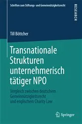 Book cover of Transnationale Strukturen unternehmerisch tätiger NPO by Till Böttcher