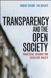 Book cover of Transparency and the open society by Roger Taylor