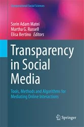 Book cover of Transparency in Social Media by Sorin Adam Matei