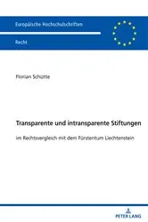 Book cover of Transparente und intransparente Stiftungen by Unknown