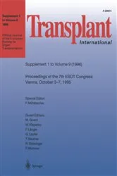 Book cover of Transplant International by F. Mühlbacher