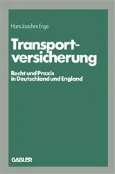 Book cover of Transportversicherung by Enge Hans Joachim