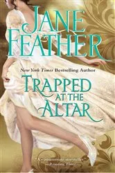 Book cover of Trapped at the Altar by Jane Feather