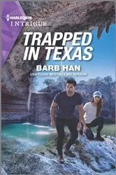 Book cover of Trapped in Texas by Barb Han