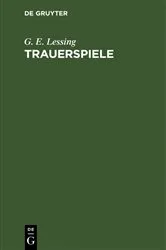 Book cover of Trauerspiele (3rd ed.) by G. E. Lessing