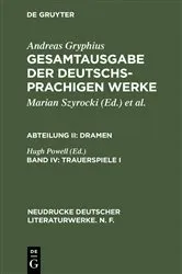 Book cover of Trauerspiele I by Hugh Powell