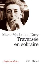 Book cover of Traversée en solitaire by Marie-Madeleine Davy