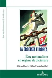 Book cover of Être nationaliste en régime de dictature by Unknown