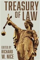 Book cover of Treasury of Law by Richard W. Nice