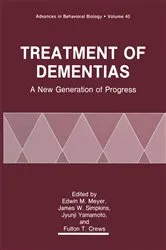 Book cover of Treatment of Dementias by Edwin M. Meyer