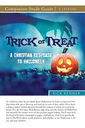 Book cover of Trick or Treat: A Christian Response to Halloween Study Guide by Rick Renner