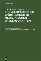 Book cover of Triebfeder der Geburt - Uvulitis by Karl Asmund Rudolphi