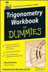 Book cover of Trigonometry Workbook For Dummies by Mary Jane Sterling