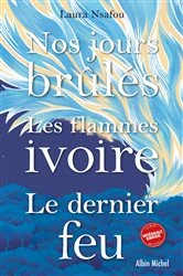 Book cover of Trilogie Nos jours brûlés by Laura NSAFOU