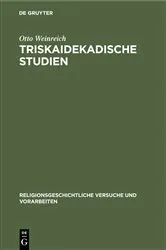 Book cover of Triskaidekadische Studien by Otto Weinreich