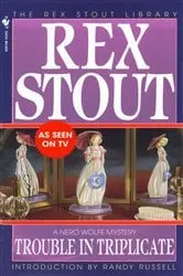 Book cover of Trouble in Triplicate by Rex Stout