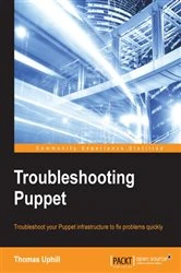 Book cover of Troubleshooting Puppet by Thomas Uphill