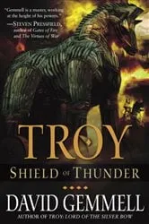 Book cover of Troy: Shield of Thunder by David Gemmell