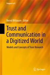 Book cover of Trust and Communication in a Digitized World by Bernd Blöbaum