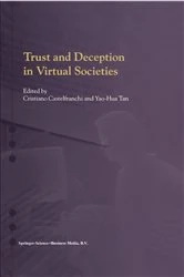 Book cover of Trust and Deception in Virtual Societies by Cristiano Castelfranchi