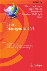 Book cover of Trust Management VI by Theo Dimitrakos