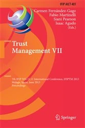 Book cover of Trust Management VII by Carmen Fernandez-Gago