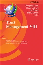 Book cover of Trust Management VIII by Jianying Zhou