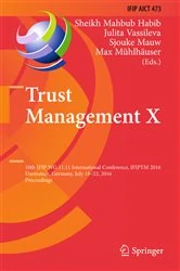 Book cover of Trust Management X by Sheikh Mahbub Habib
