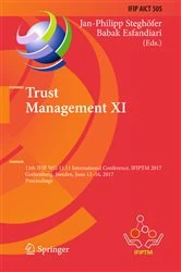 Book cover of Trust Management XI by Jan-Philipp Steghöfer