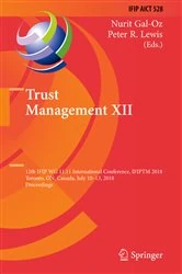 Book cover of Trust Management XII by Nurit Gal-Oz