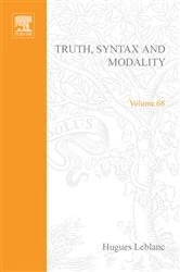 Book cover of Truth, Syntax and Modality by Lev D. Beklemishev