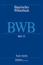 Book cover of Tuch–türeln by Bayerische Akademie der Wissenschaften