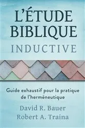 Book cover of Étude biblique inductive by Bauer, David, R.
