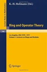 Book cover of Tulane University Ring and Operator Theory Year, 1970-1971 by Karl H. Hofmann