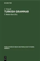 Book cover of Turkish Grammar by Unknown