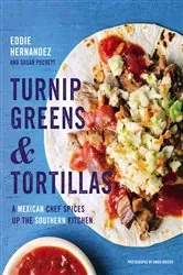 Book cover of Turnip Greens & Tortillas by Eddie Hernandez