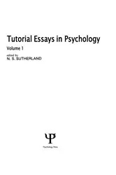 Book cover of Tutorial Essays in Psychology by N. S. Sutherland