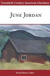 Book cover of Twentieth Century American Literature: June Jordan by Harold Bloom