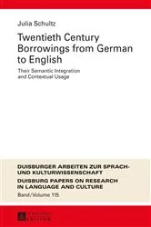 Book cover of Twentieth-Century Borrowings from German to English by Ulrich Ammon