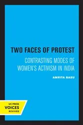 Book cover of Two Faces of Protest by Amrita Basu