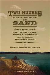 Book cover of Two Houses Half-Buried in Sand by Chris Arnett