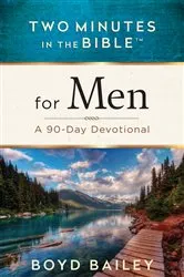 Book cover of Two Minutes in the Bible for Men by Boyd Bailey