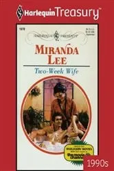Book cover of TWO-WEEK WIFE by Miranda Lee