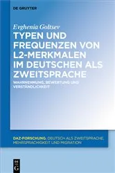 Book cover of Typen und Frequenzen von L2-Merkmalen im Deutschen als Zweitsprache by Evghenia Goltsev