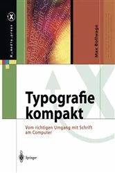 Book cover of Typografie kompakt by Max Bollwage