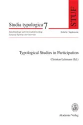 Book cover of Typological Studies in Participation by Christian Lehmann