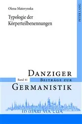 Book cover of Typologie der Koerperteilbenennungen by Andrzej Katny