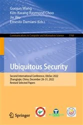 Book cover of Ubiquitous Security by Guojun Wang
