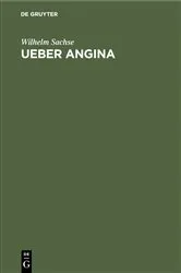Book cover of Ueber Angina by Unknown